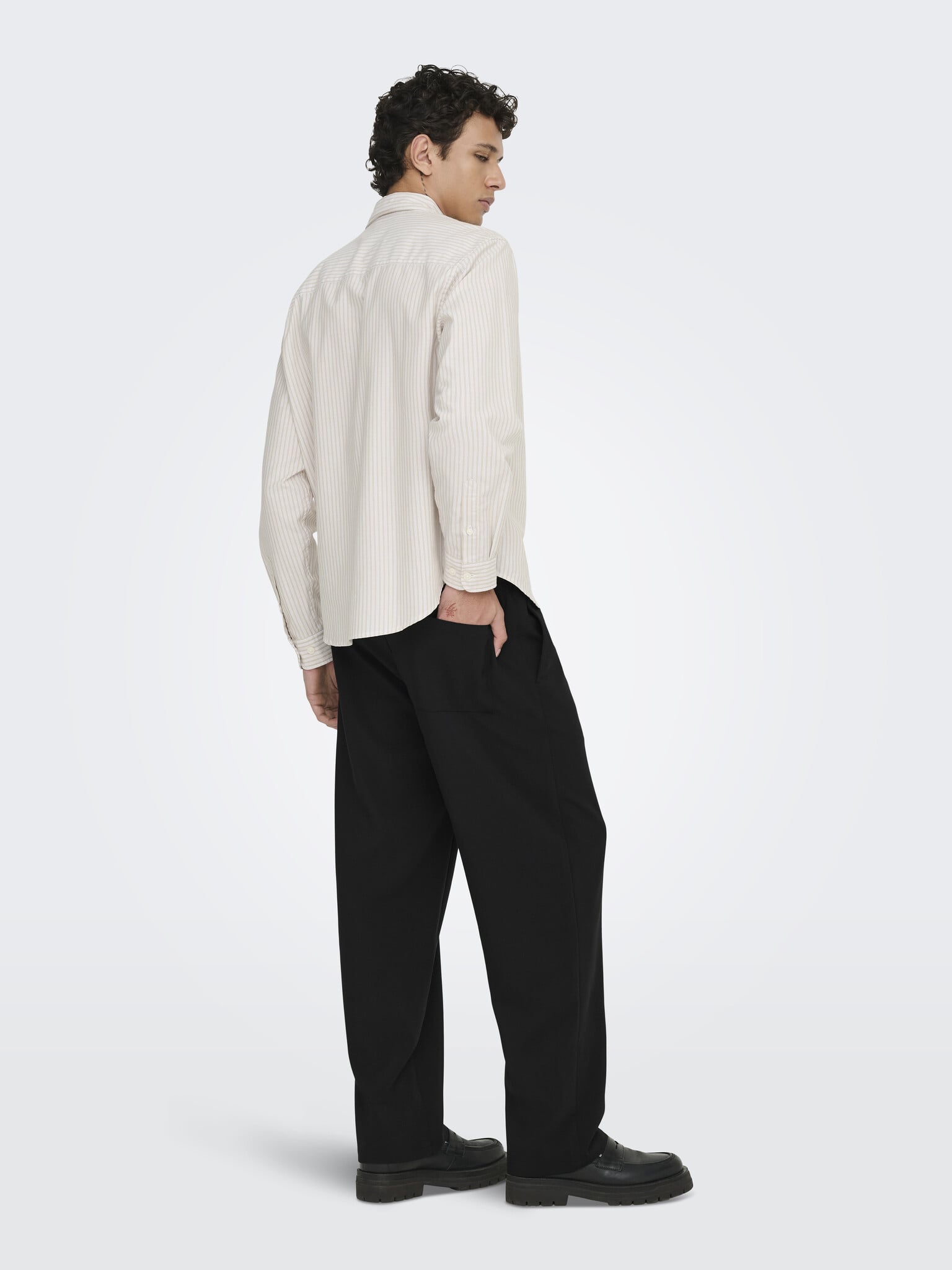 ONSWILL 0292 LOOSE STRING PANT FRML NOOS (JET BLACK)