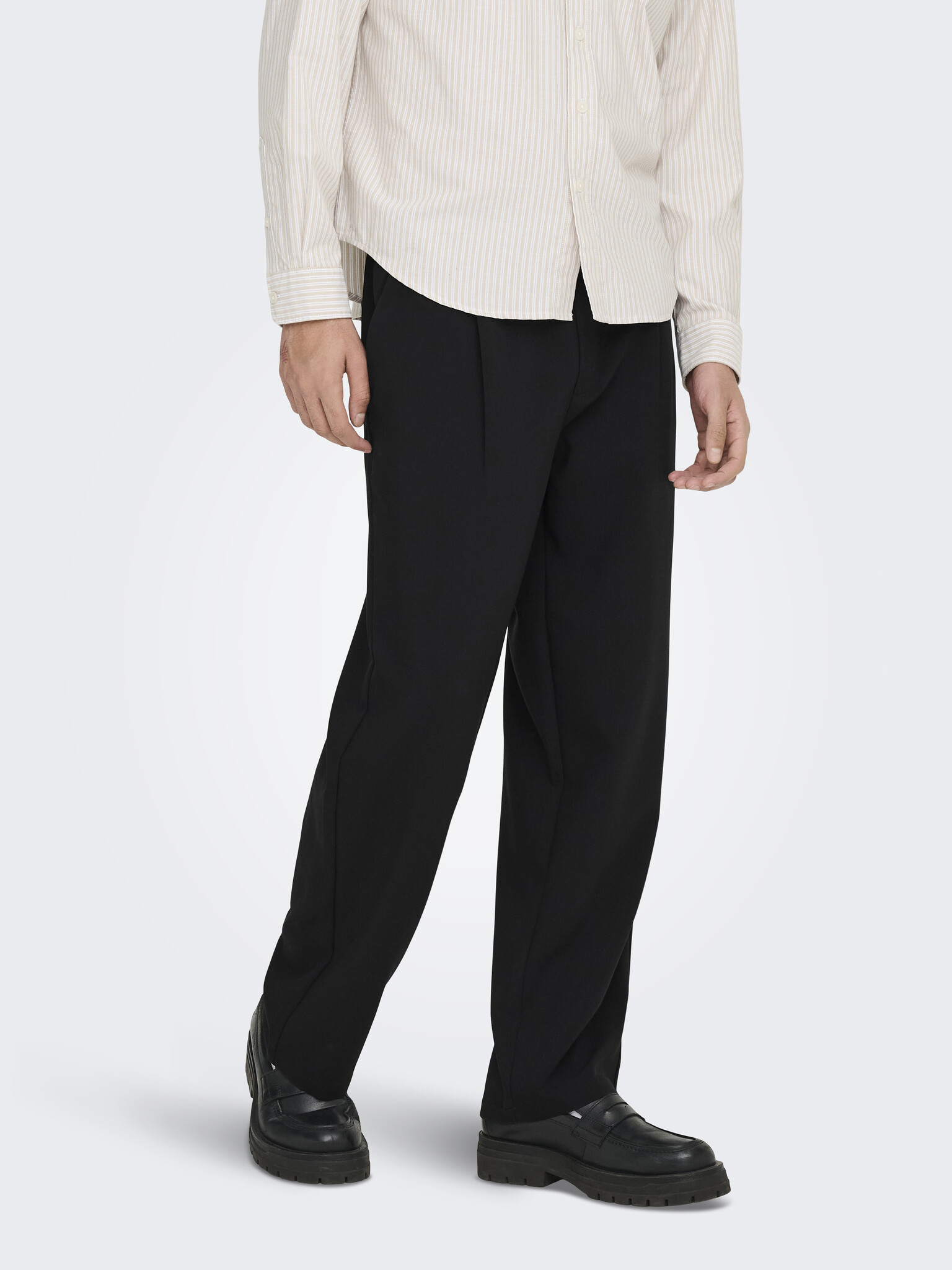 ONSWILL 0292 LOOSE STRING PANT FRML NOOS (JET BLACK)