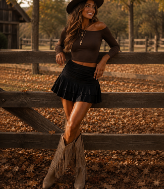 MARIA Mini Skirt (Black)