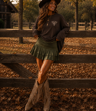 MARIA Mini Skirt (Army Green)