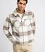 4267432 GLENN Check Flanel Zip Overshirt (673 Coastal Sand)
