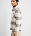 4267432 GLENN Check Flanel Zip Overshirt (673 Coastal Sand)