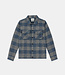 4267433 MORAR Check Trucker Overshirt (671 Mystic Blue)