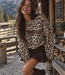 BISOUS LEOPARD Sweater (Light Brown)