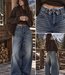 CLOVER Flip Ballon Fit (Washed Blue Denim)
