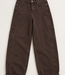 AUDREY Cargo Ballon Fit Jeans (Brown Denim)