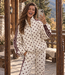 POPO Polka Dots Zip Jacket (Bordeau/Cream)