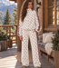 POPO Polka Dots Zip Jacket (Bordeau/Cream)