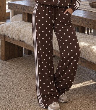POPO Polka Dots Pants (Brown/White)