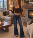 KRISSY Low Waist Flare Jeans (Medium Blue Denim)