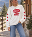 California Long Sleeve White/Red