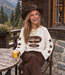 California Long Sleeve White/Brown