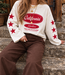 California Long Sleeve White/Red