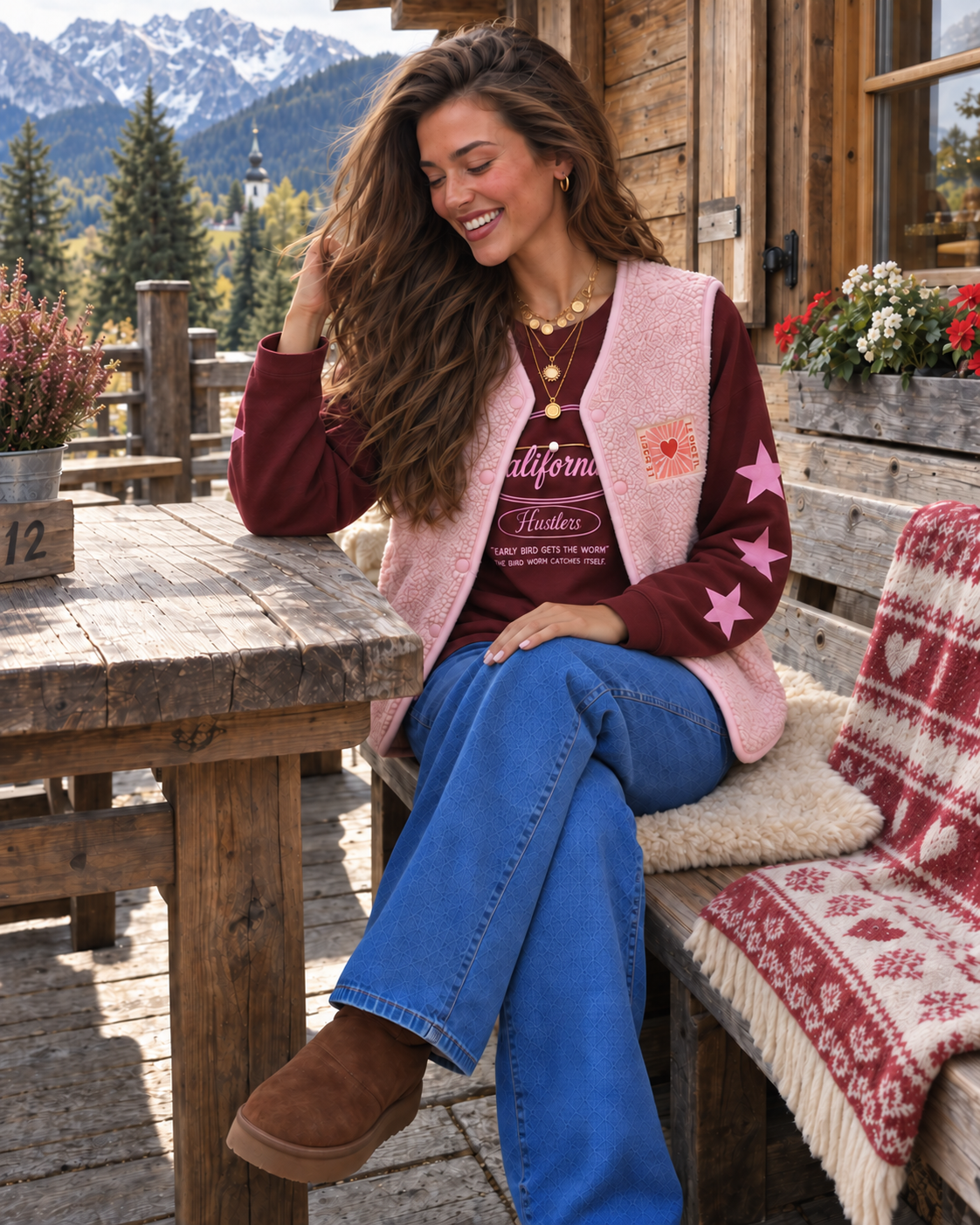 LE SOLEIL Bodywarmer (Light Pink)