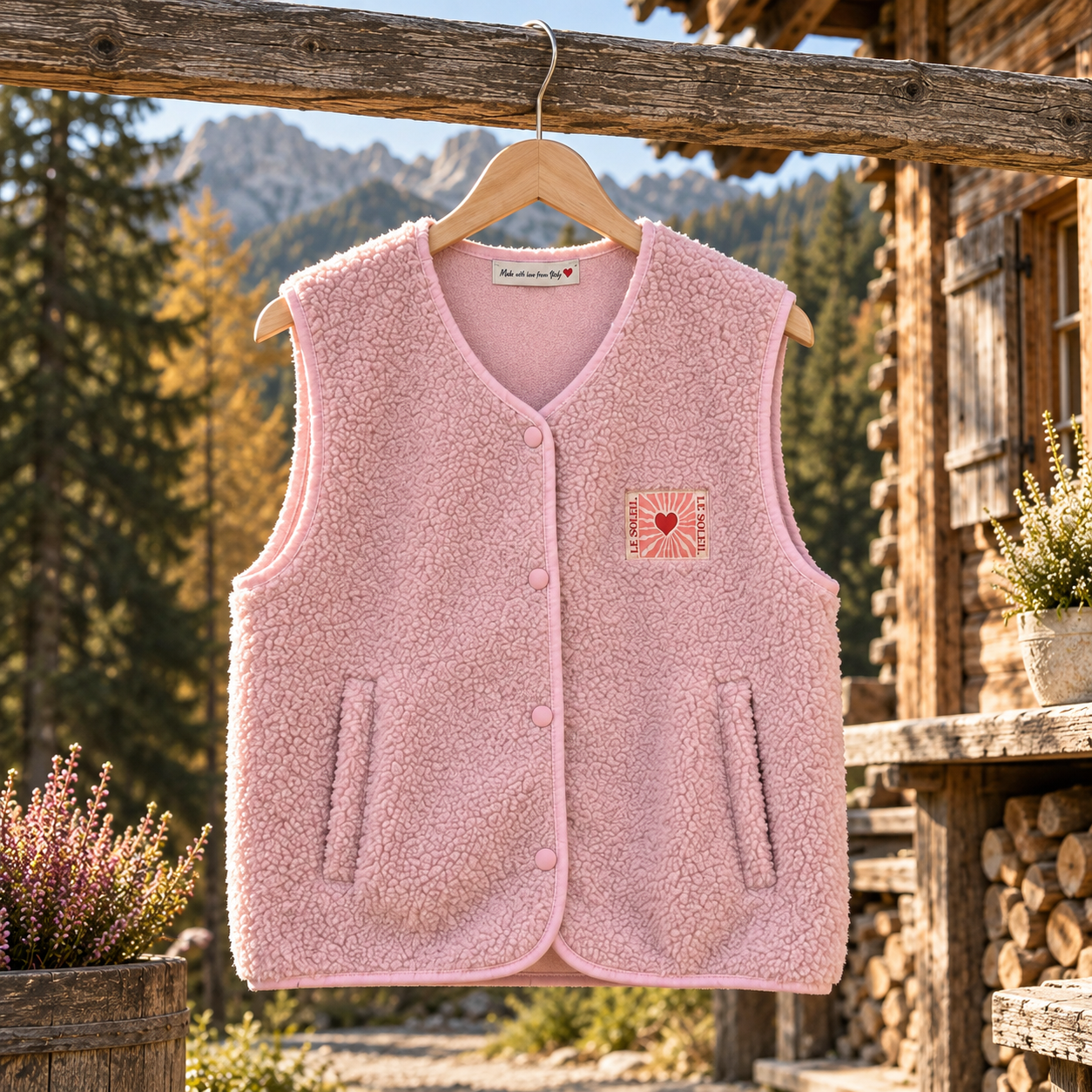 LE SOLEIL Bodywarmer (Light Pink)
