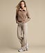 COLETTE & BELT WASHED TWILL COLOR (TRUFFLE)