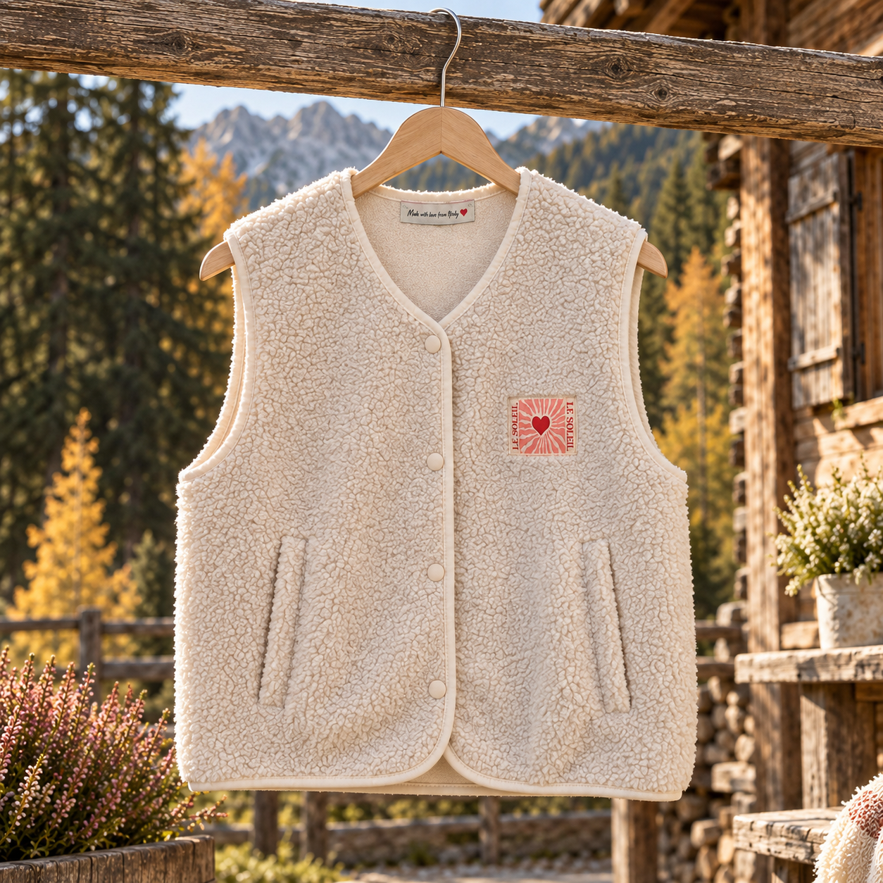 LE SOLEIL Bodywarmer (Cream)