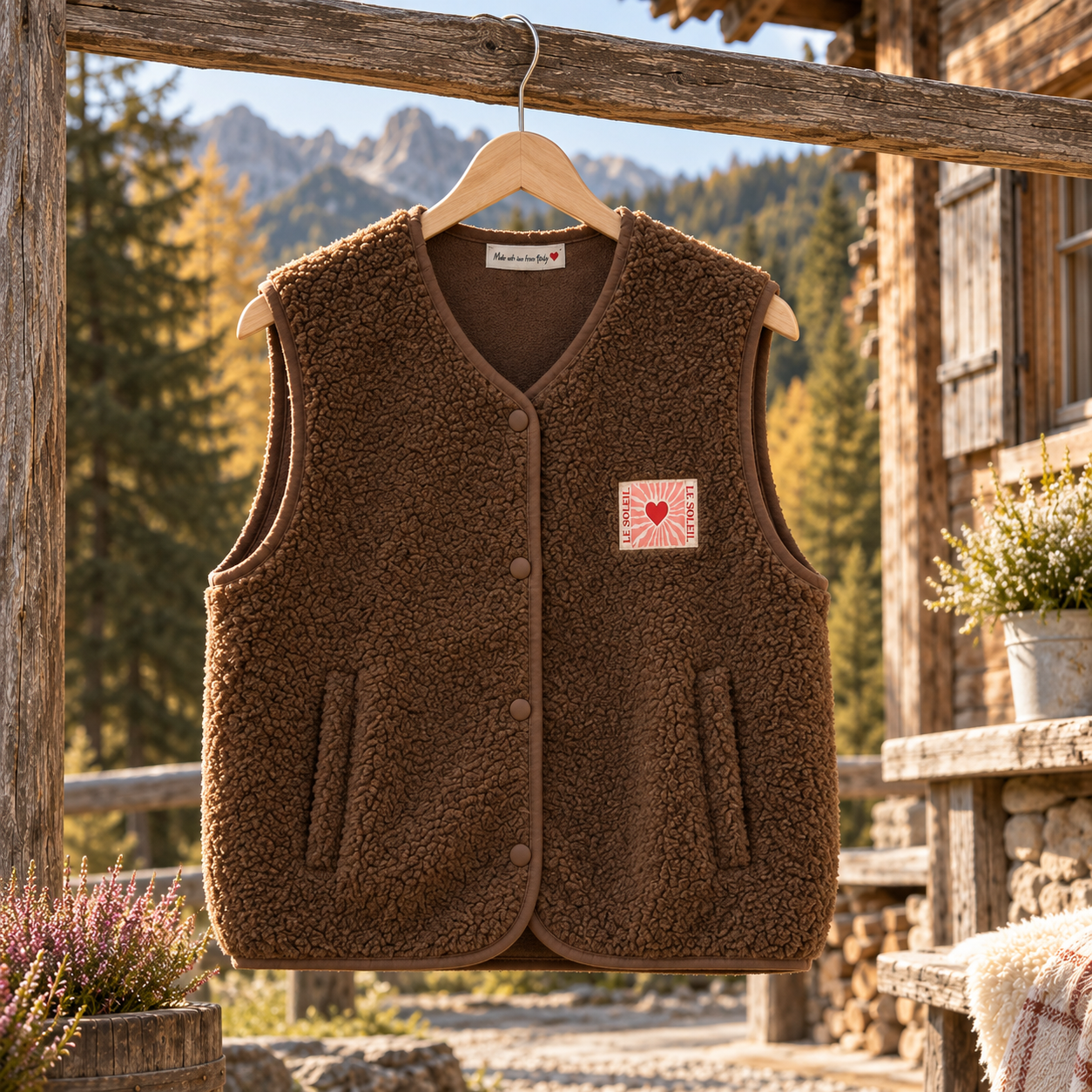LE SOLEIL Bodywarmer (Brown)