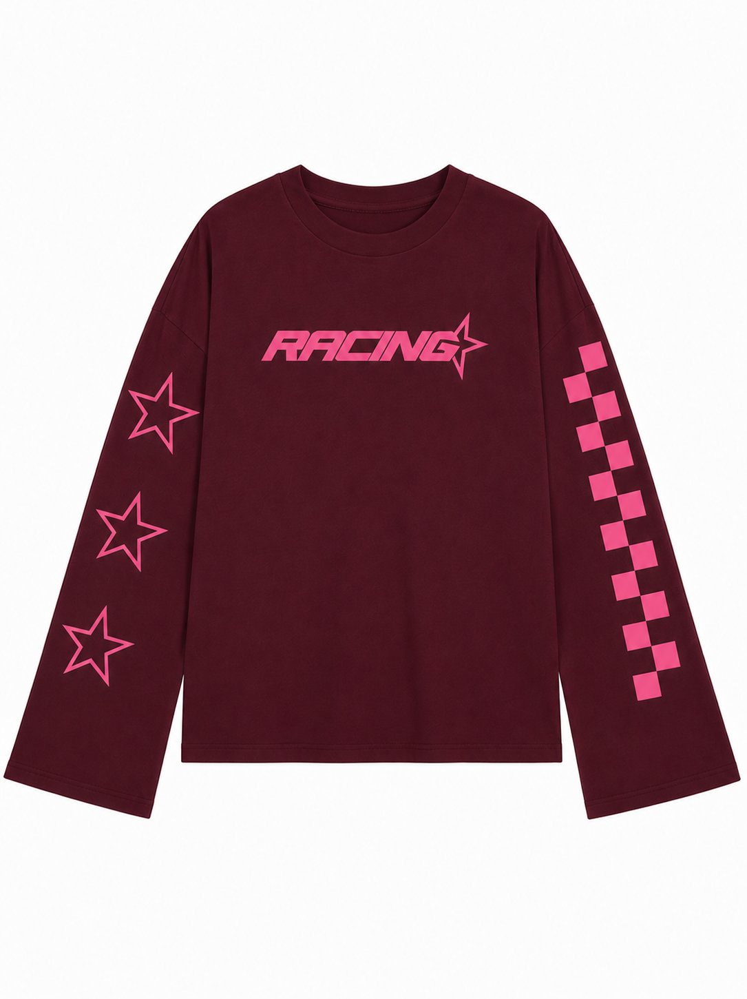 RACING Longsleeve (Bordeau/Pink)