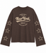 NEWYORK Longsleeve (Brown/Off white)
