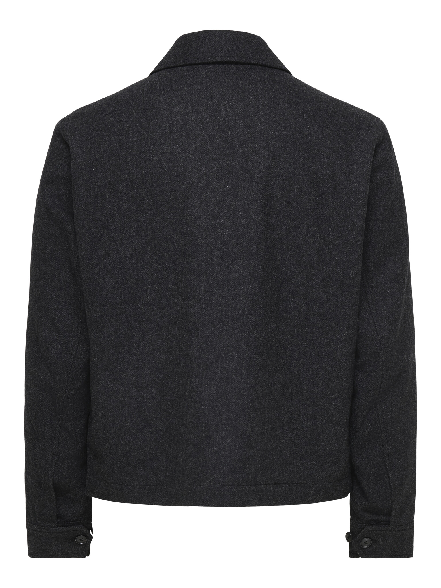 ONSOWEN WOOL JACKET OTW FRML (BLACK MELANGE/BLACK HERR)