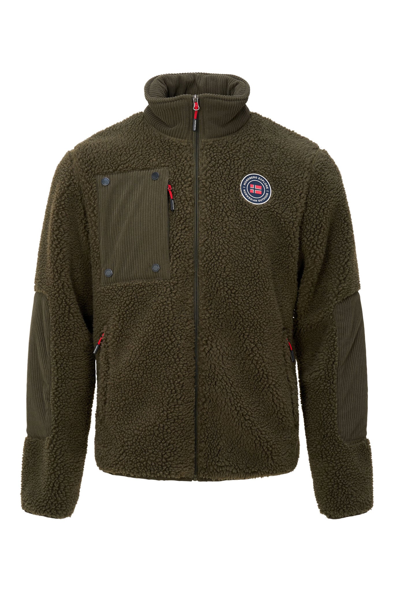 OLAF MEN'S FLEECE JACKET (ARMY)