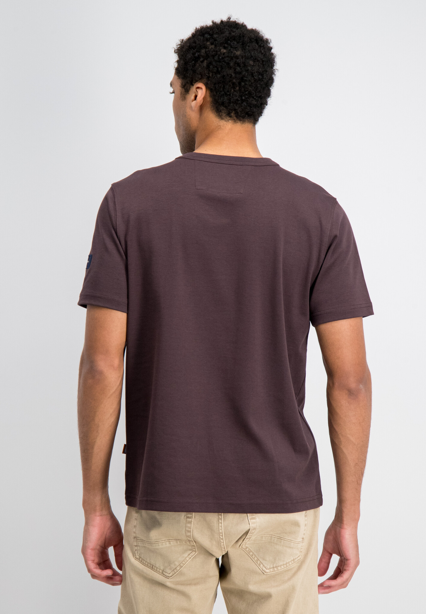 1567127 BLAZE T-SHIRT INTERLOCK HEAVY (BURNT BORDEAUX)