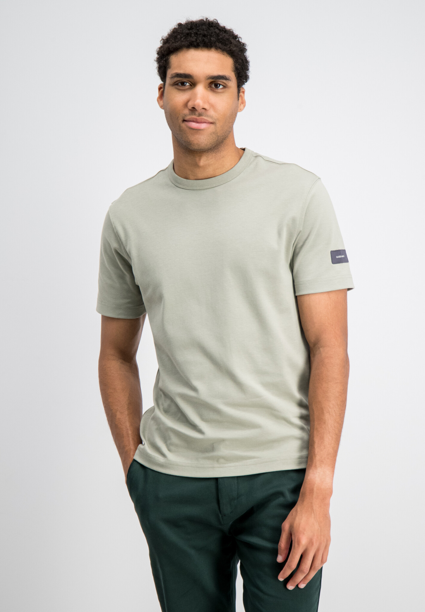1567127 BLAZE T-SHIRT INTERLOCK HEAVY (SAGE GREEN)
