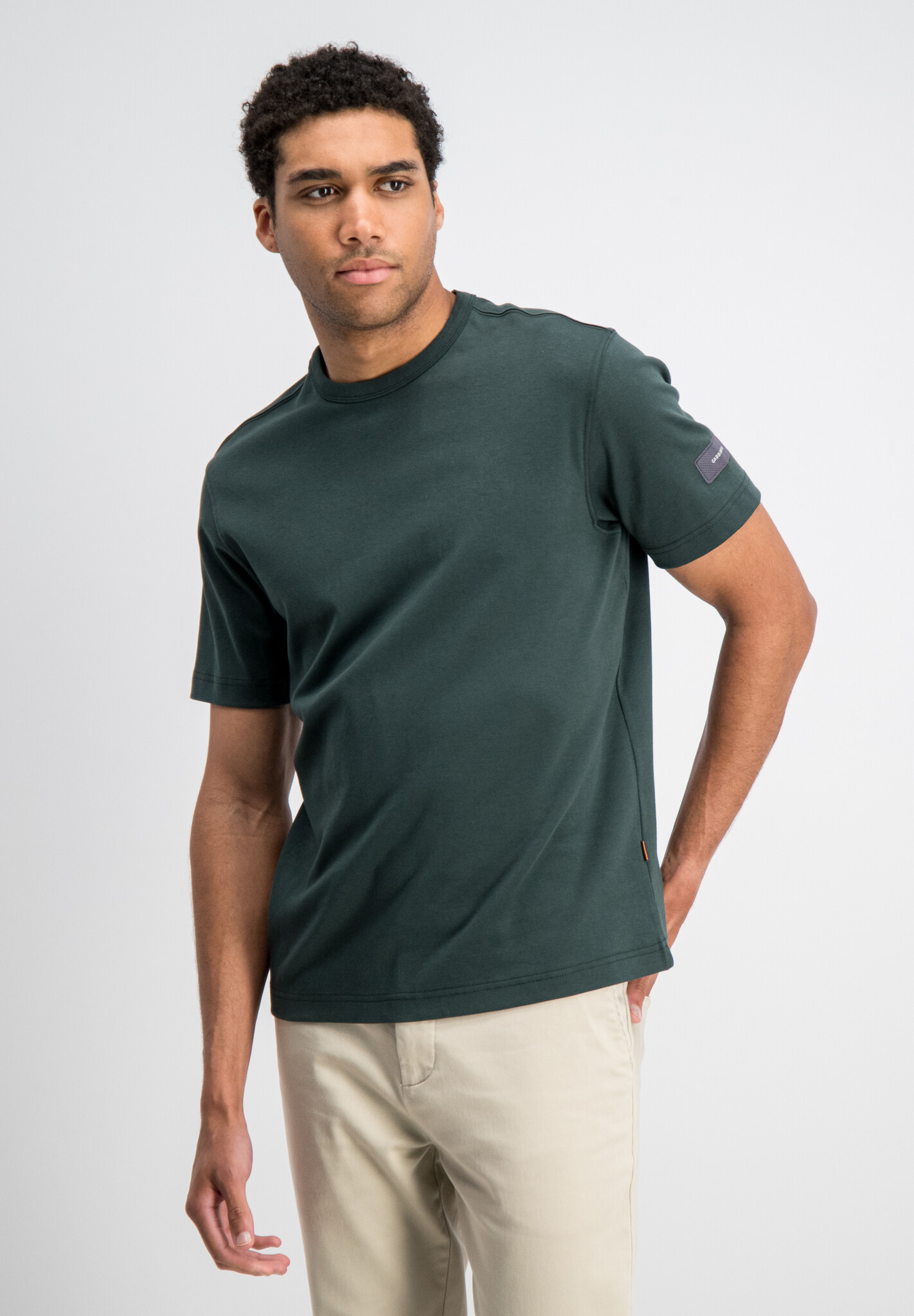 1567127 BLAZE T-SHIRT INTERLOCK HEAVY (HIGHLAND GREEN)