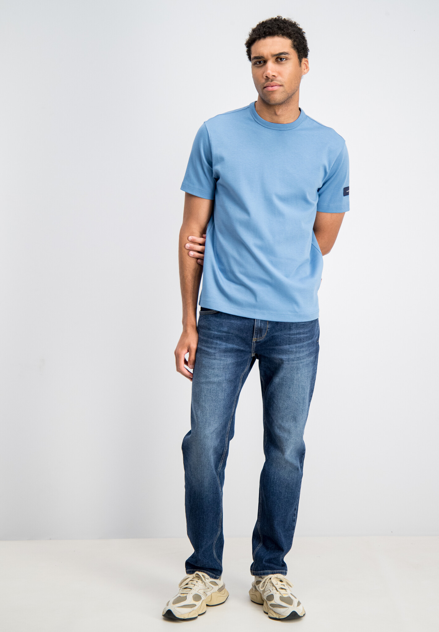 1567127 BLAZE T-SHIRT INTERLOCK HEAVY (MYSTIC BLUE)