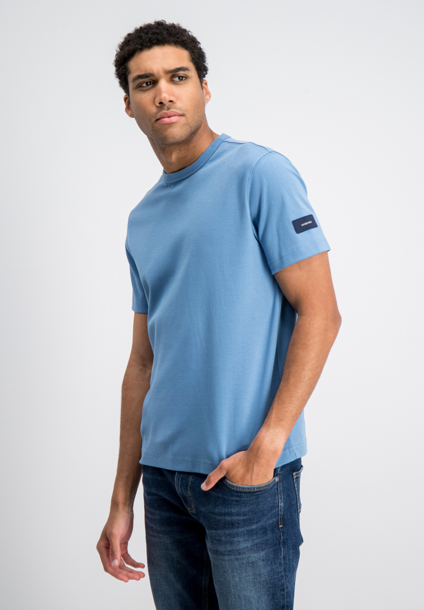 1567127 BLAZE T-SHIRT INTERLOCK HEAVY (MYSTIC BLUE)