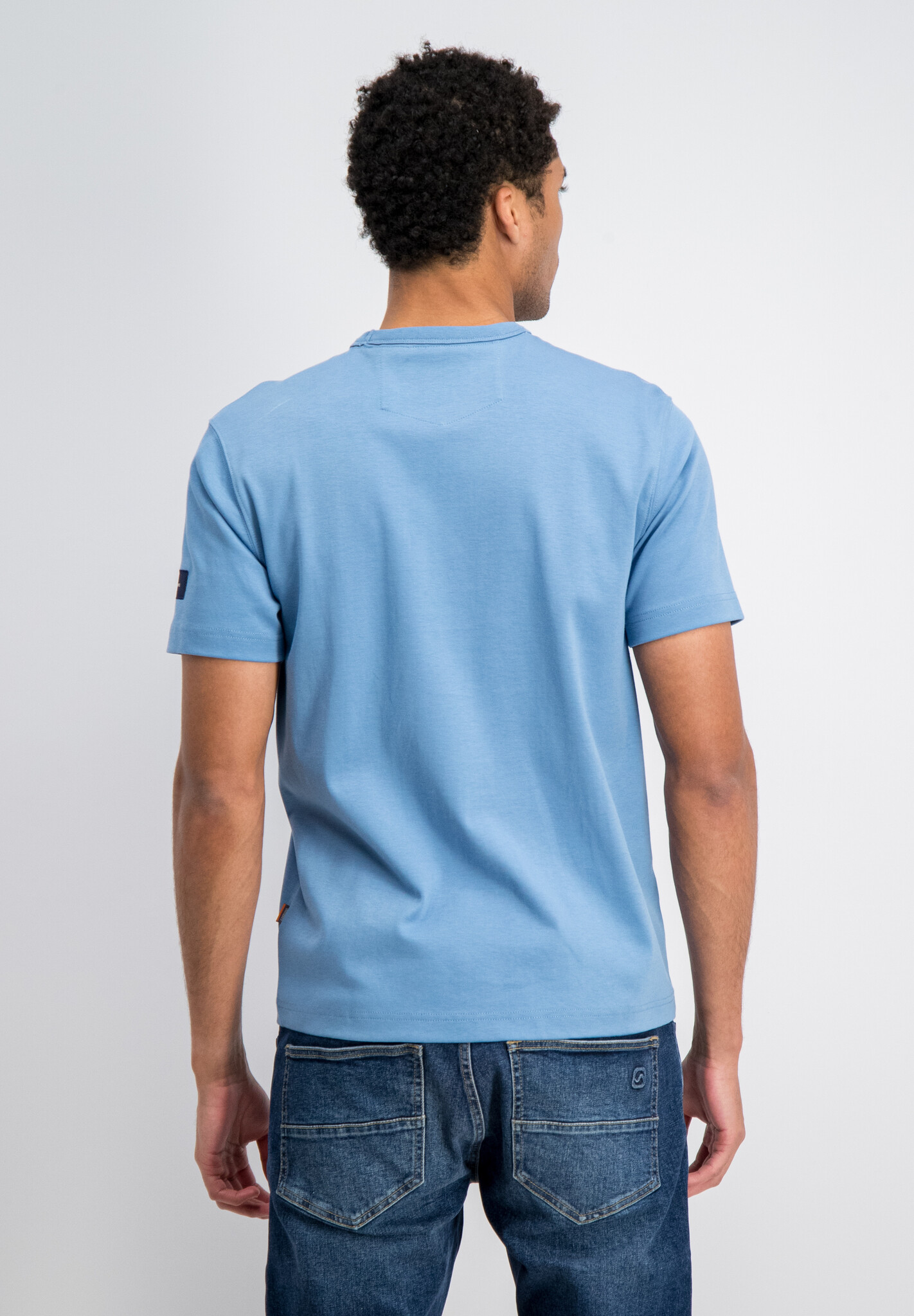 1567127 BLAZE T-SHIRT INTERLOCK HEAVY (MYSTIC BLUE)