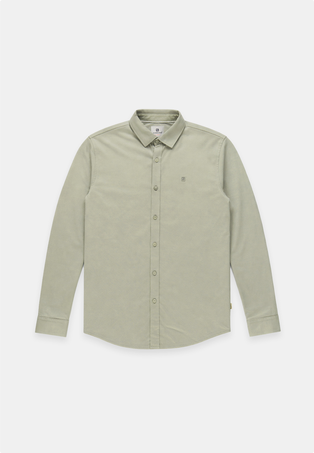 3367340 TONE-S JERSEY OVERHEMD LS (SAGE GREEN)