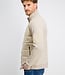 4267436 RONAN PIQUE INTERLOCK MIX CARDIGAN (COASTAL SAND )