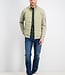 4267436 RONAN PIQUE INTERLOCK MIX CARDIGAN (SAGE GREEN)