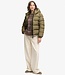 HOODED SPORTS PUFFER JACKET (Khaki)