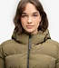 HOODED SPORTS PUFFER JACKET (Khaki)