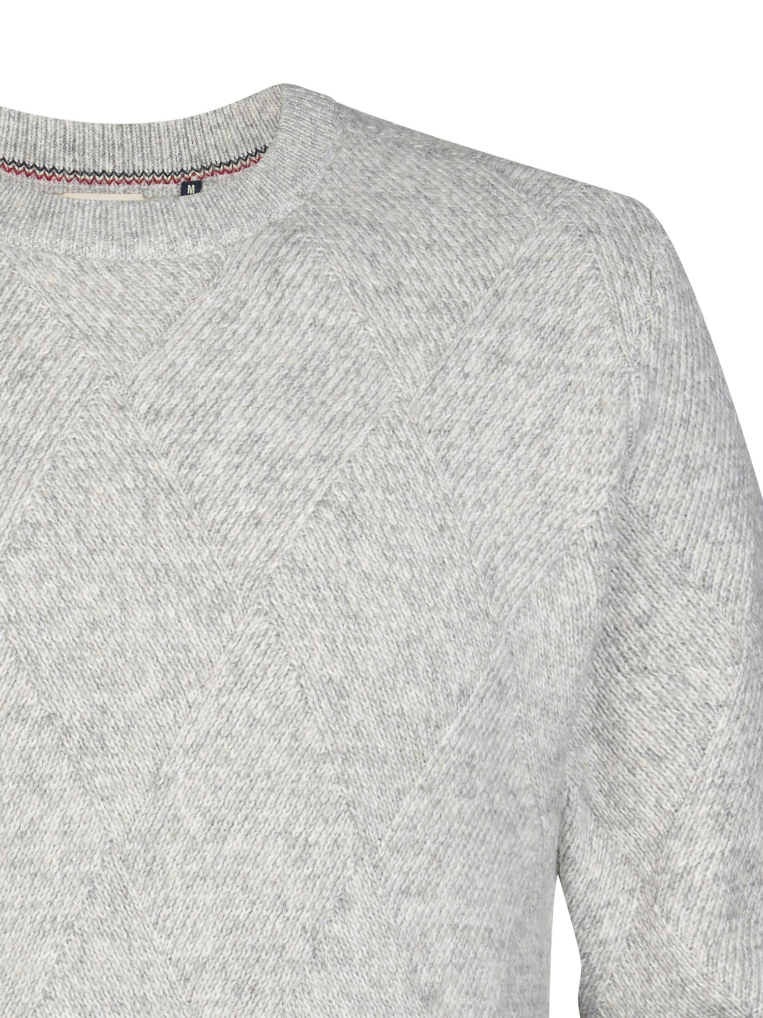 M-3060-KWR237 Men Sweater (9038 Light Grey)