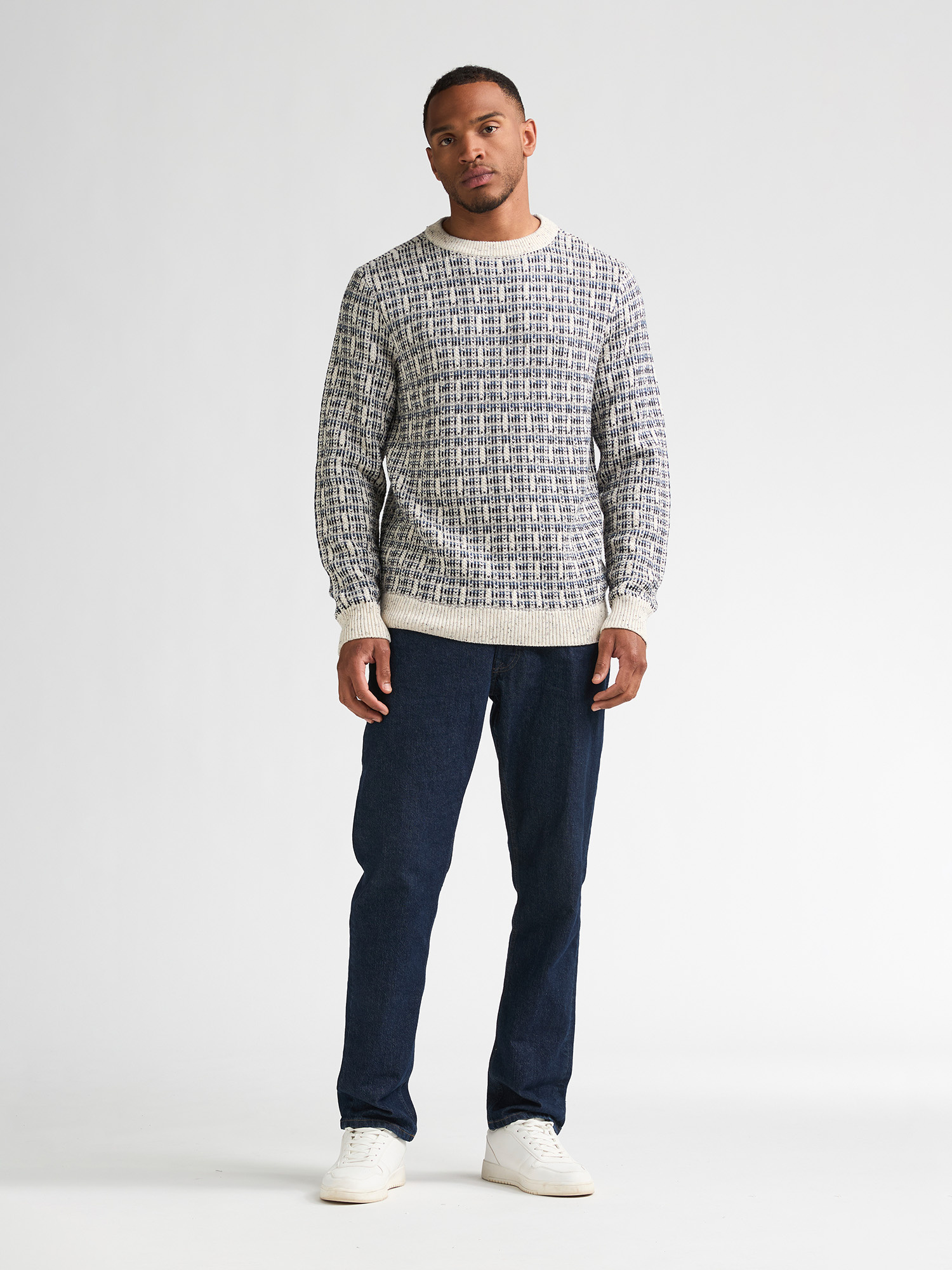 M-3060-KWR245 Men Sweater (0009 Sky Blue)