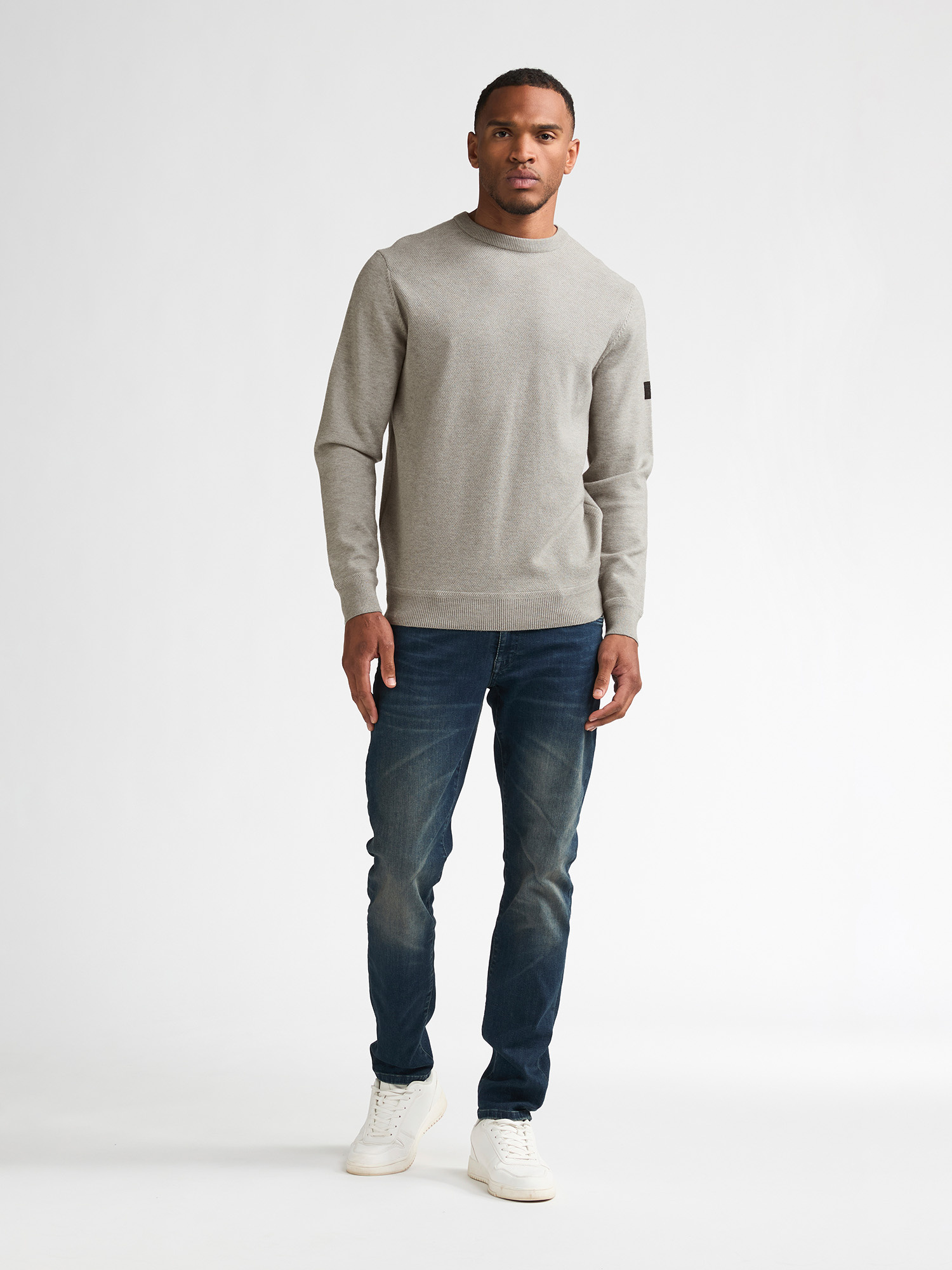 M-3060-KWR215 Men Sweater (9115 Light Green)
