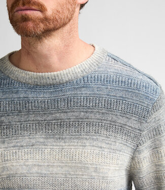 Petrol Industries M-3060-KWR224 Men Sweater (5202 Blue Ocean)