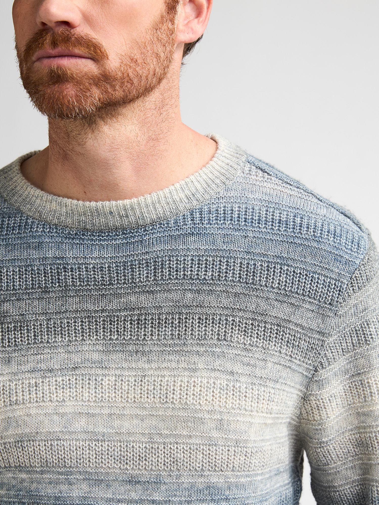 M-3060-KWR224 Men Sweater (5202 Blue Ocean)