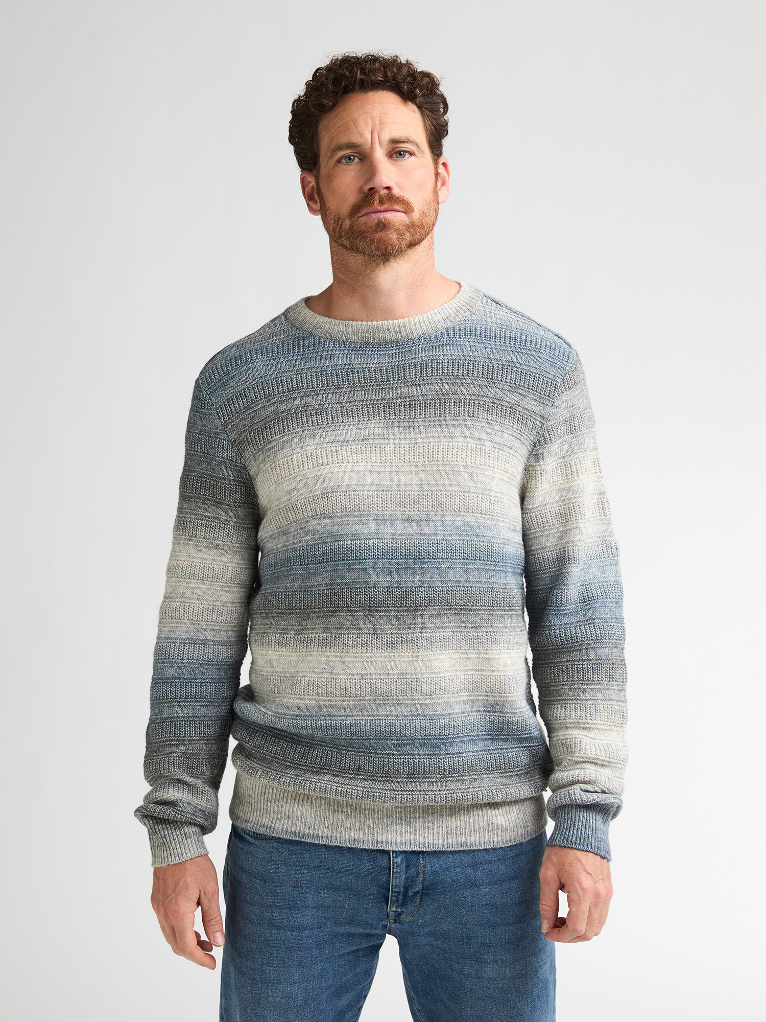M-3060-KWR224 Men Sweater (5202 Blue Ocean)