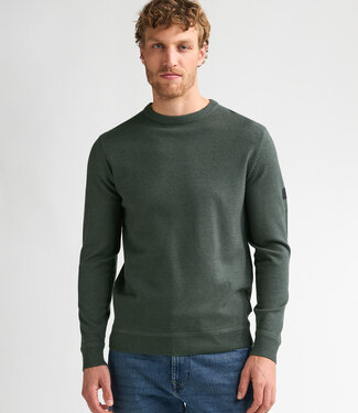 Petrol Industries M-3060-KWR215 Men Sweater (6185 Forest Green)