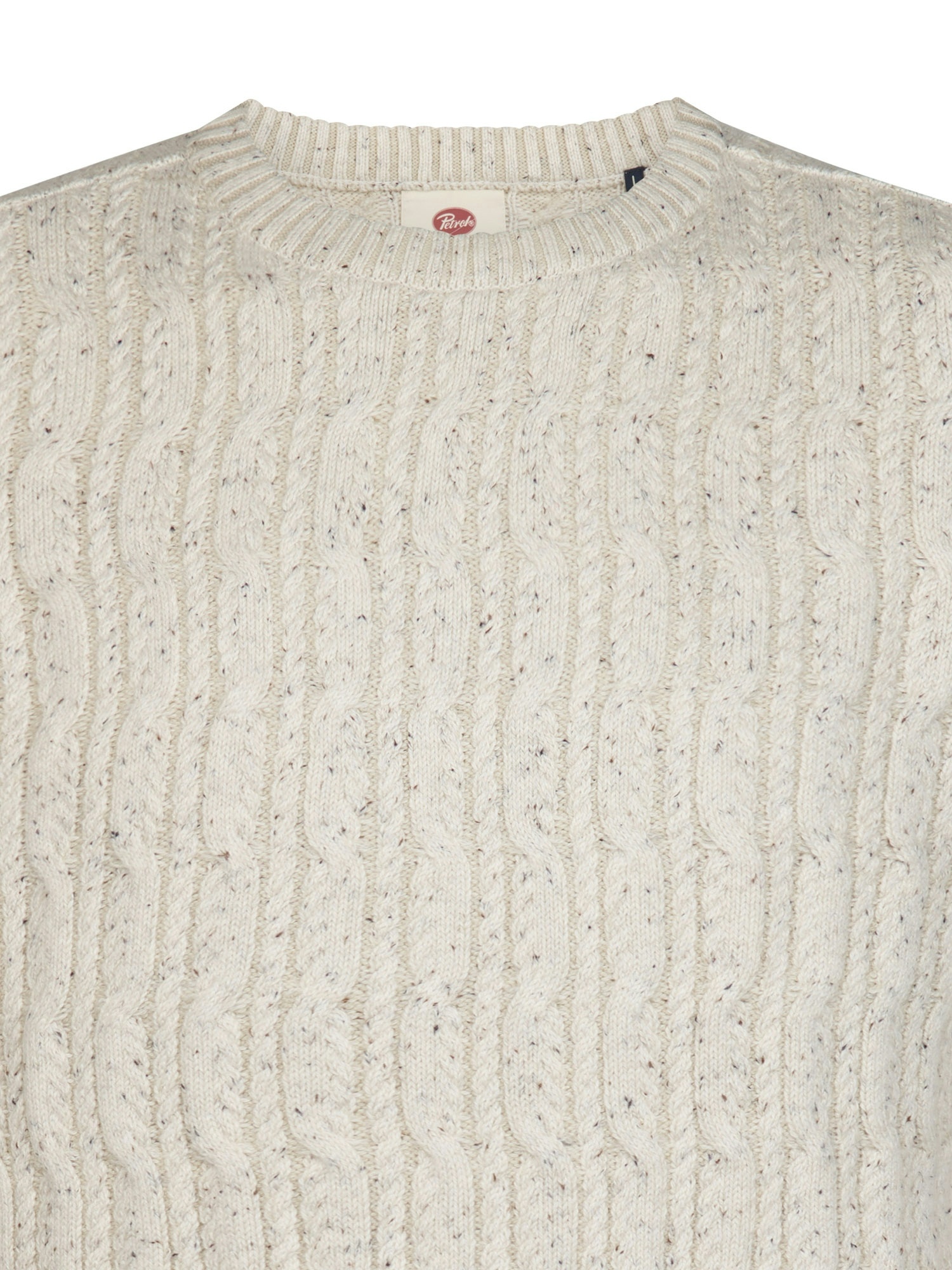 M-3060-KWR237 Men Knit Pullover (0009 Cream)