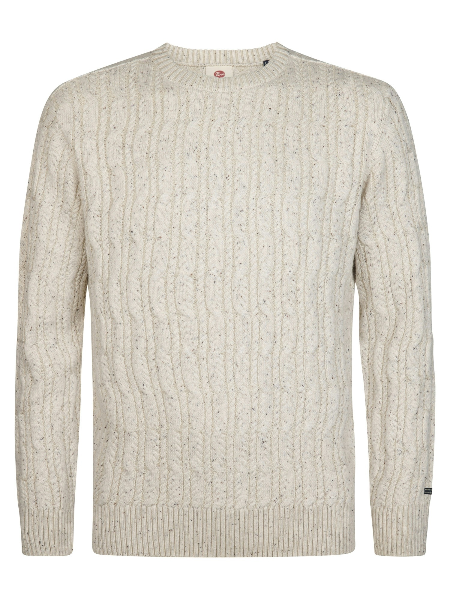 M-3060-KWR237 Men Knit Pullover (0009 Cream)