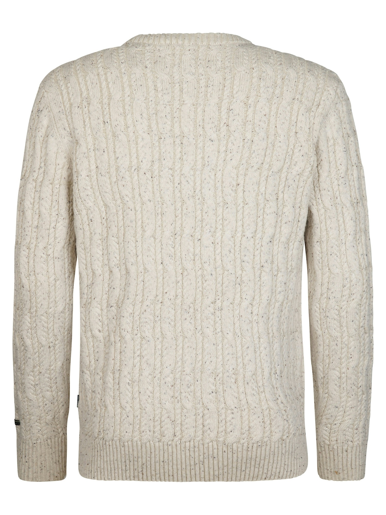 M-3060-KWR237 Men Knit Pullover (0009 Cream)