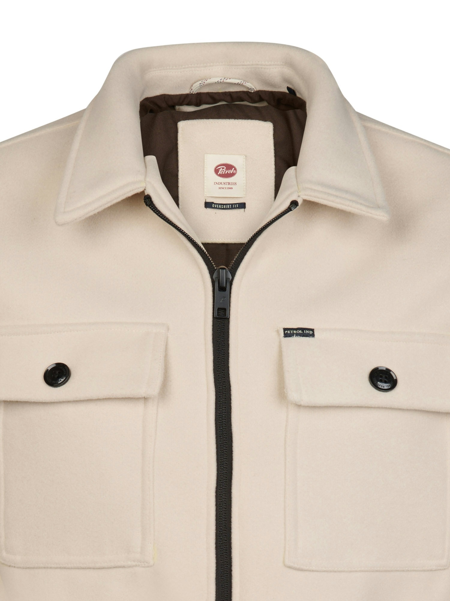M-3060-SIL418 Men Overshirt (0113 Beige)