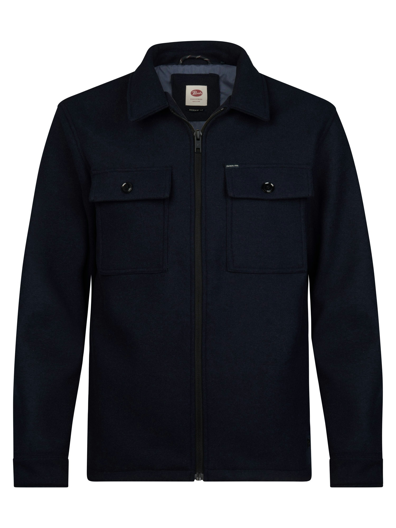 M-3060-SIL418 Men Overshirt (5092 Navy)