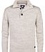 M-ROS-KWC206 Men Knit Neck Pullover (0009 Light Grey)